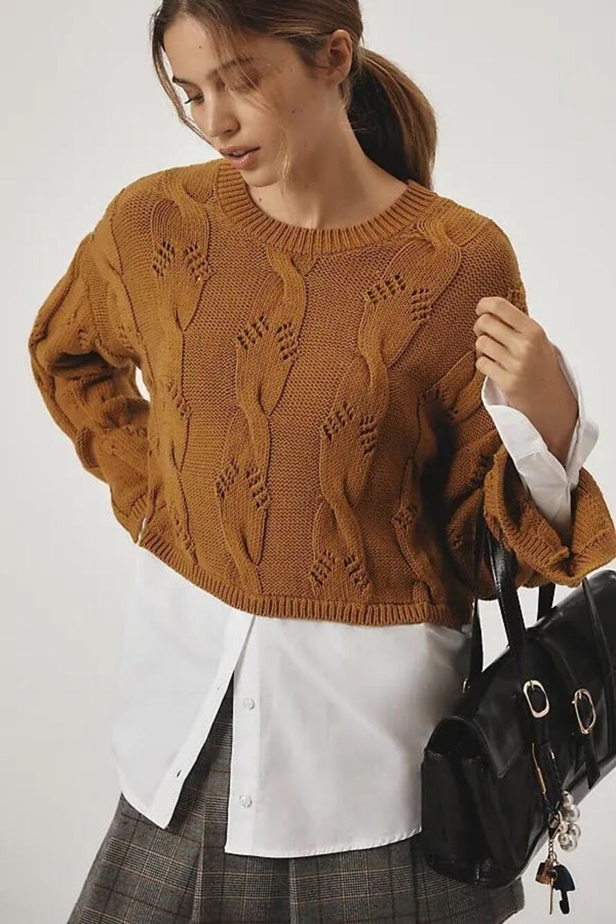 Pilcro for Anthropologie Twofer Sweater